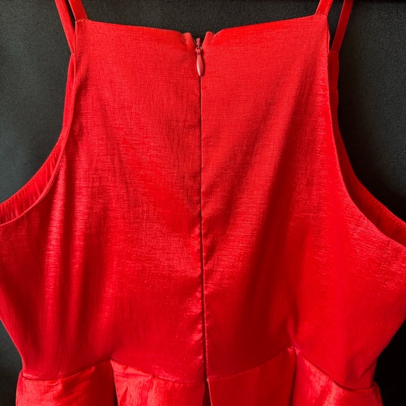 Gianni Bini Red Sleeveless A-Line Party Dress - Picture 2 of 4